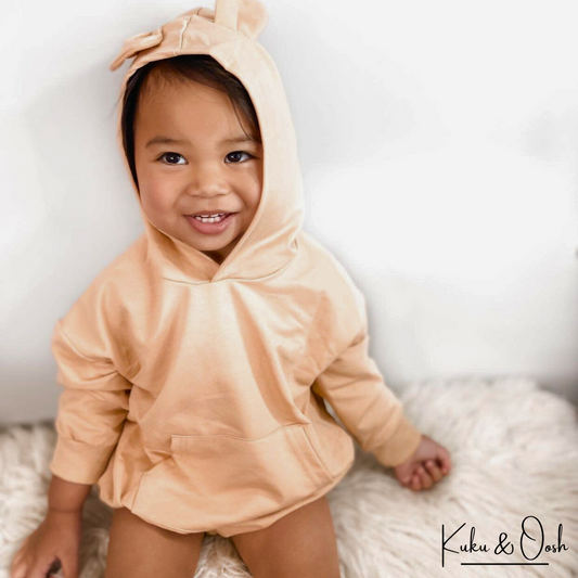 Teddy Hoodie Romper