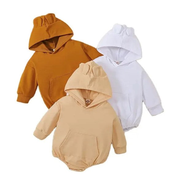 Teddy Hoodie Romper