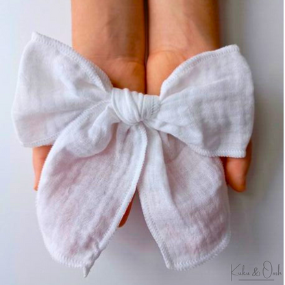 Cotton Muslin Hair Bows